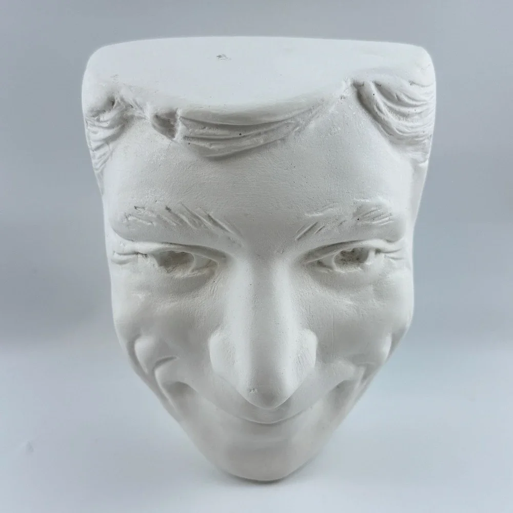3D MAN SMILING FACE Mini Floating Shelf for Party, Living Room, Bedroom, Plants